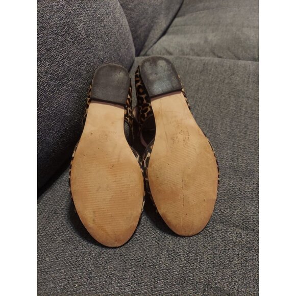 Ann Taylor Ivette Hcalf Mary Jane Flat M Size 6.5 Multi Brown Summer Sandals - Picture 7 of 7